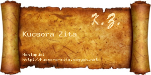 Kucsora Zita névjegykártya